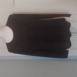 Faded Glory black long sleeve athleasure top